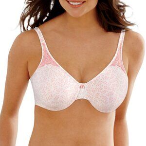 #1098 Bali Passion for Comfort Minimizer Underwire Bra in Pink Leaf Print
